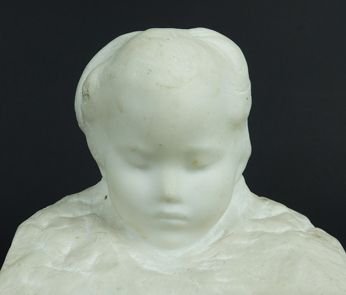 "child's Face" Sculpture By Amédéo Genarelli-photo-7