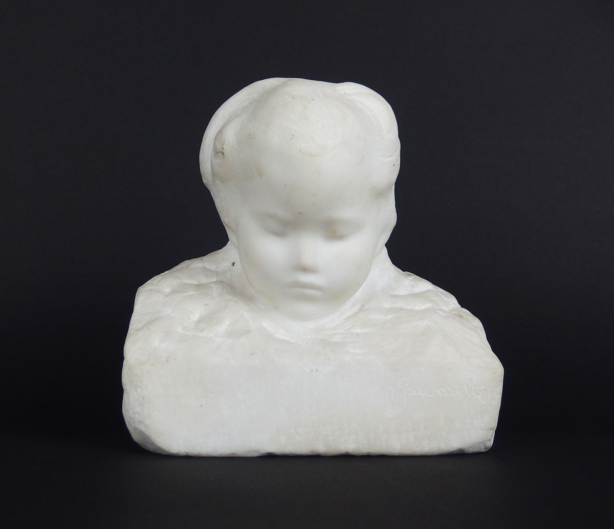 "child's Face" Sculpture By Amédéo Genarelli