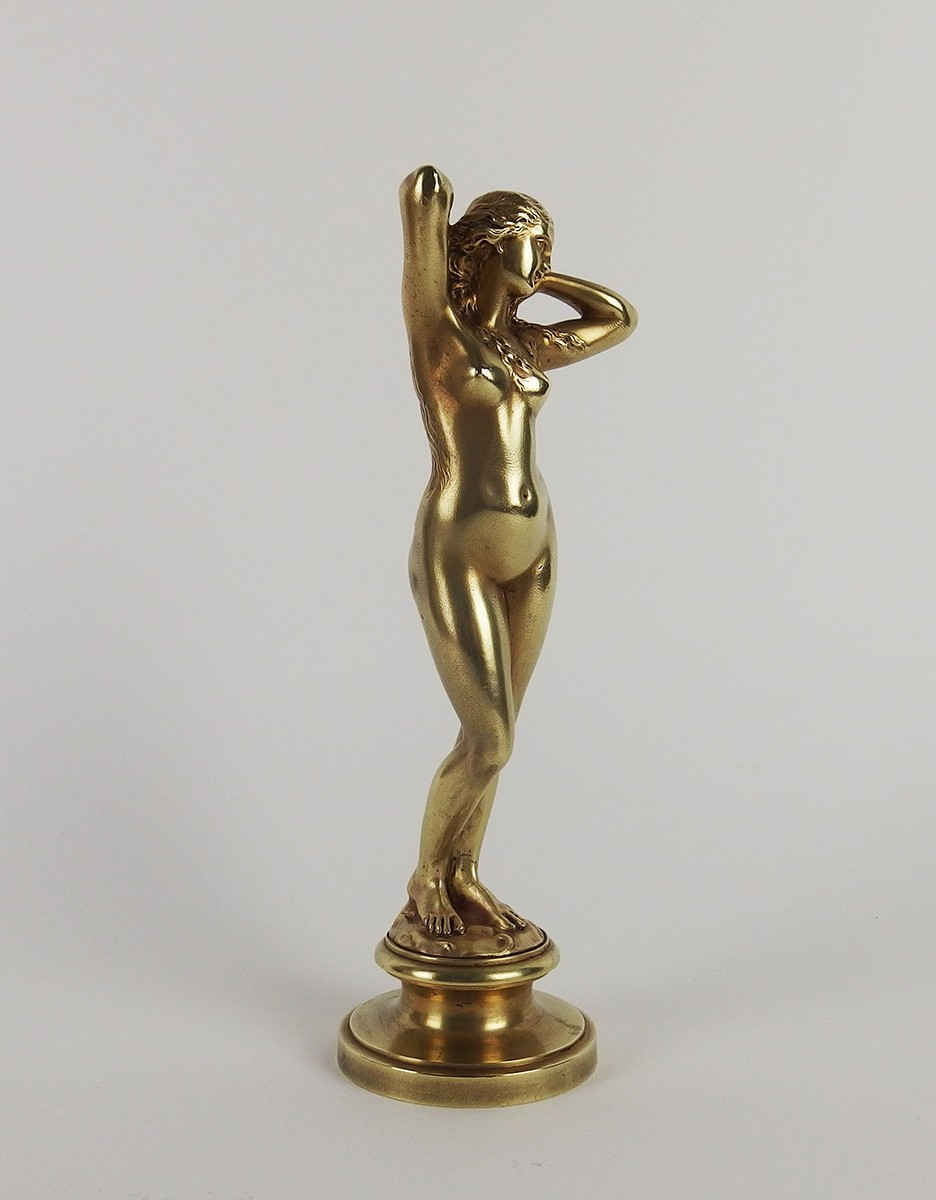 "Femme nue"sculpture en bronze 19ème siècle-photo-2