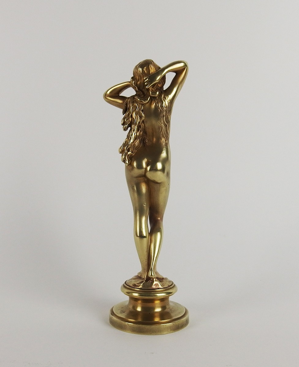 "Femme nue"sculpture en bronze 19ème siècle-photo-1