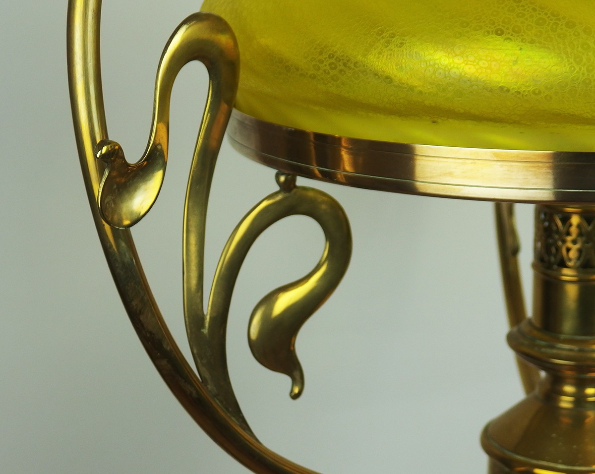 Lustre ou suspension Art Nouveau -photo-5