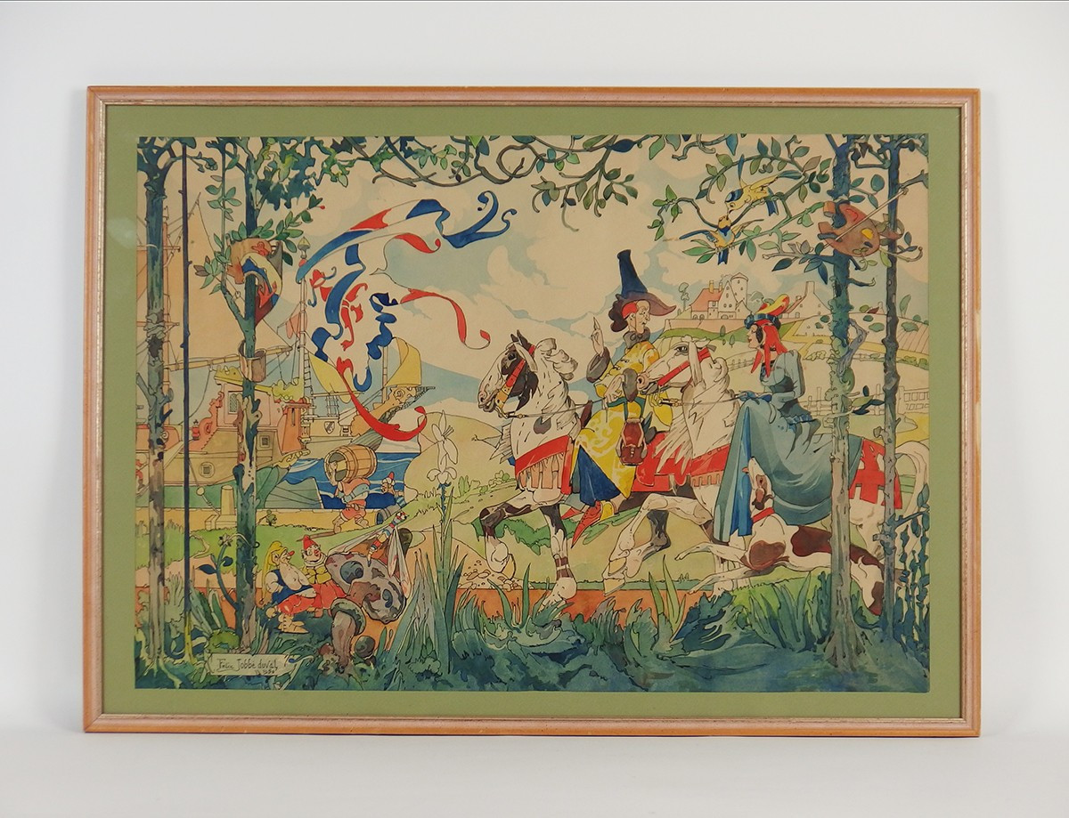 Watercolor By Felix Pol Jobbé-duval