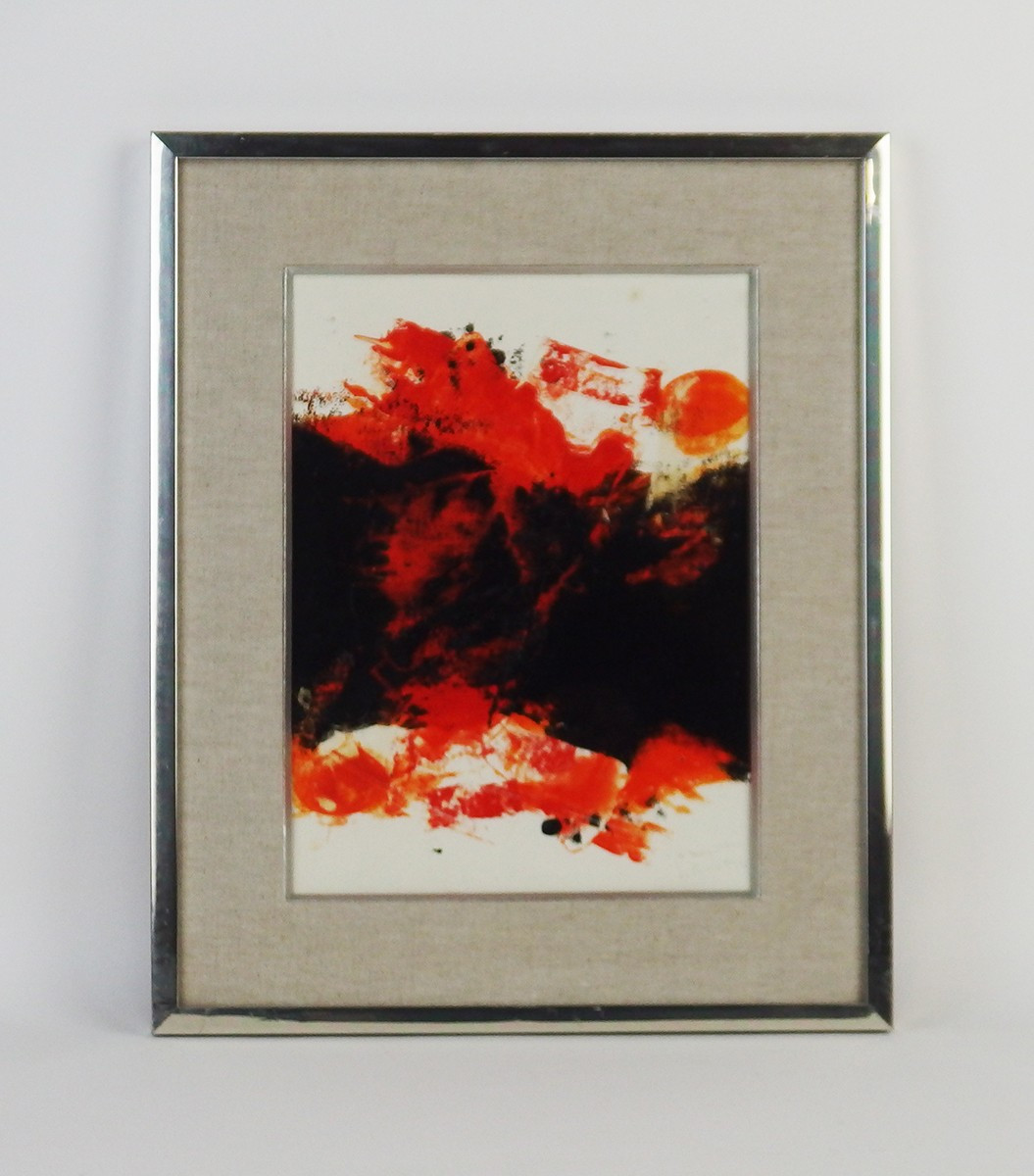 Huile sur papier par Jean Commère-photo-2