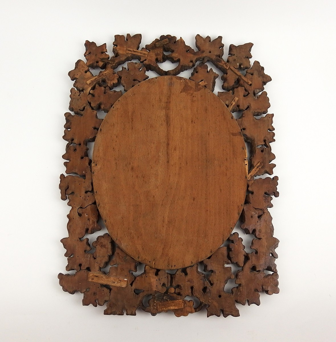 Carved Wooden Wall Mirror-photo-6