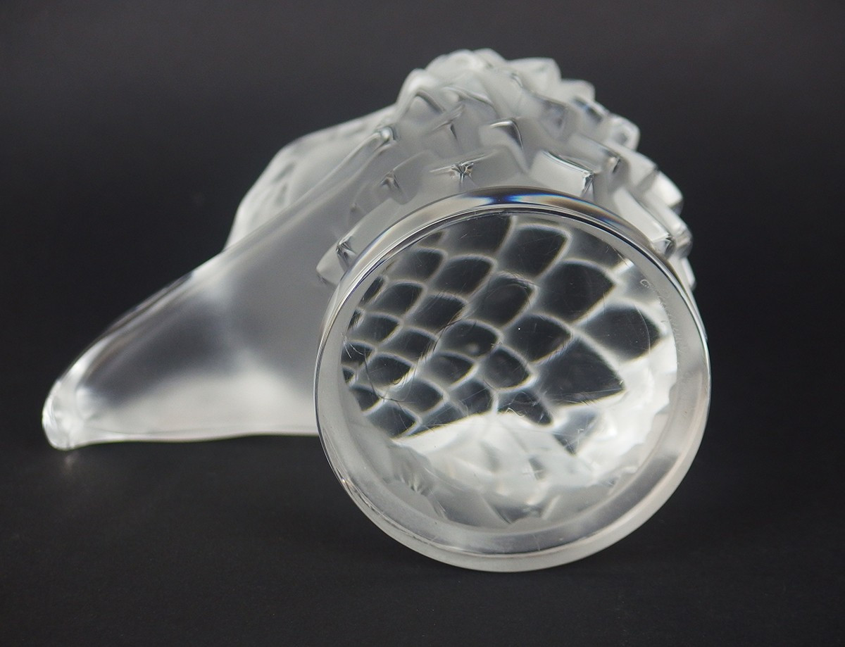Glass Eagle Head By Lalique-photo-8