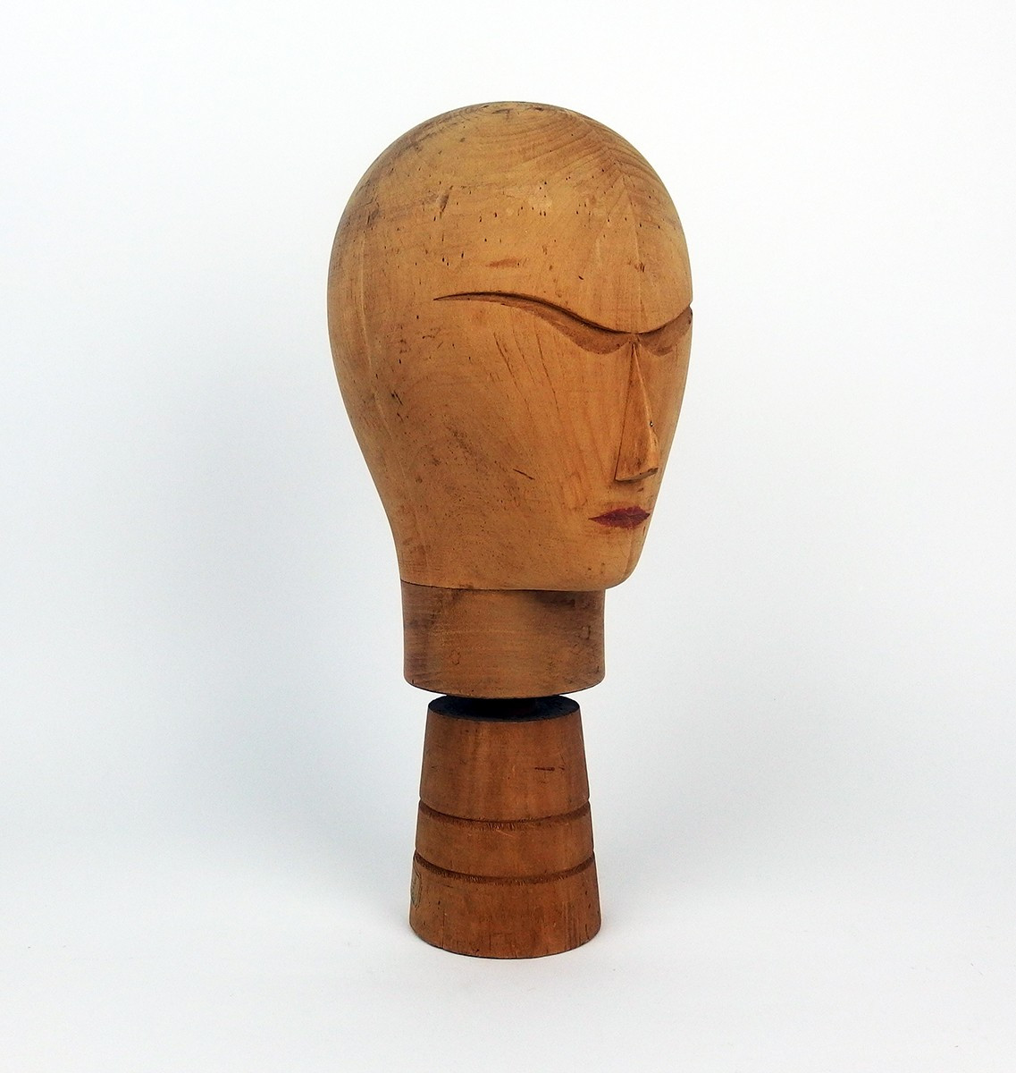 Art Deco Wooden Marotte