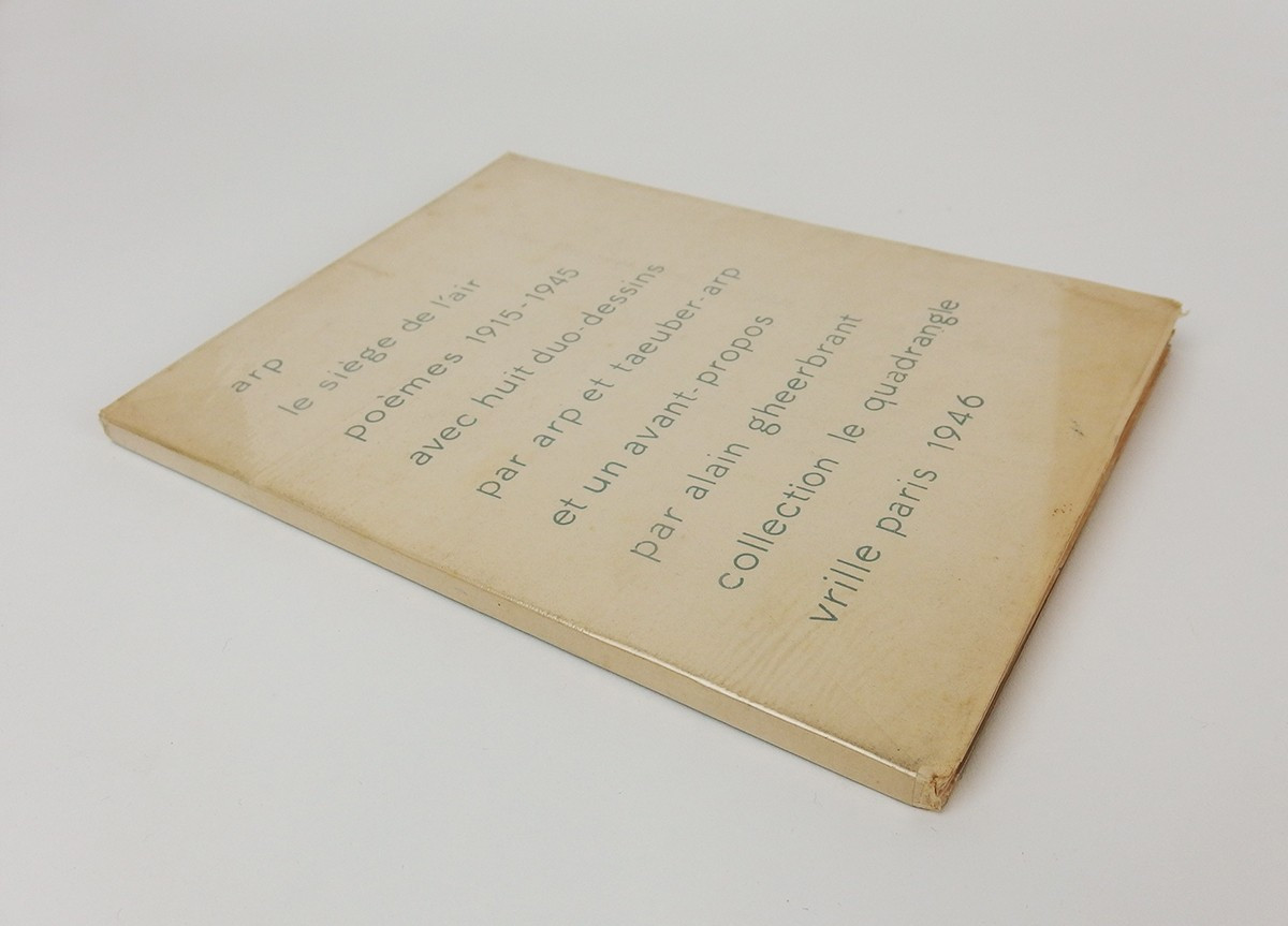 "le Siège De l'Air"a Book By Jean Arp & Sophie Tauber-photo-4