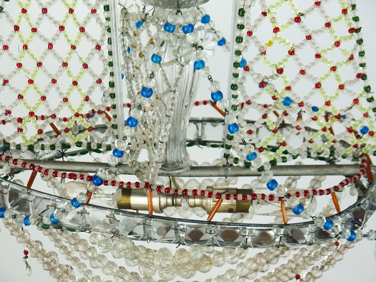 Lustre bateau en perles-photo-3