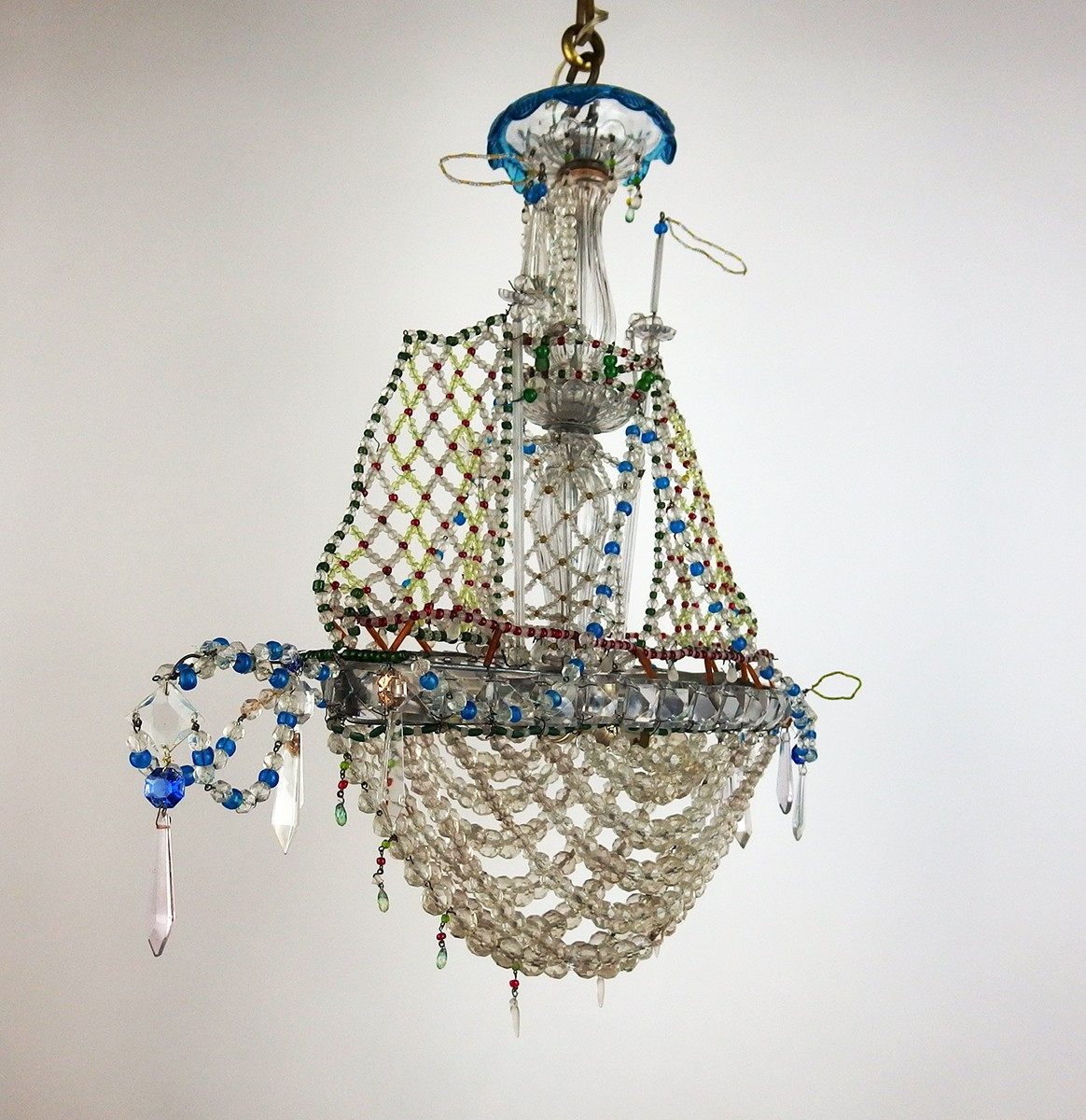 Lustre bateau en perles-photo-5