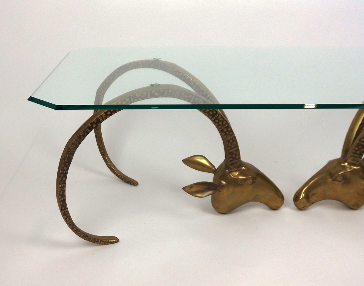 Table basse des années 1970-80 dans le style d'Alain Chervet-photo-3