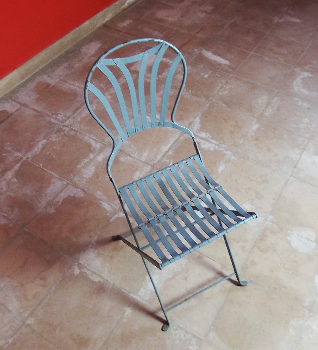 Quatre chaises de jardin pliantes-photo-1