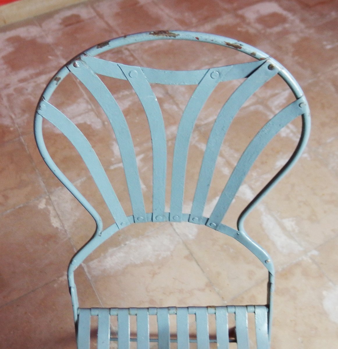 Quatre chaises de jardin pliantes-photo-2