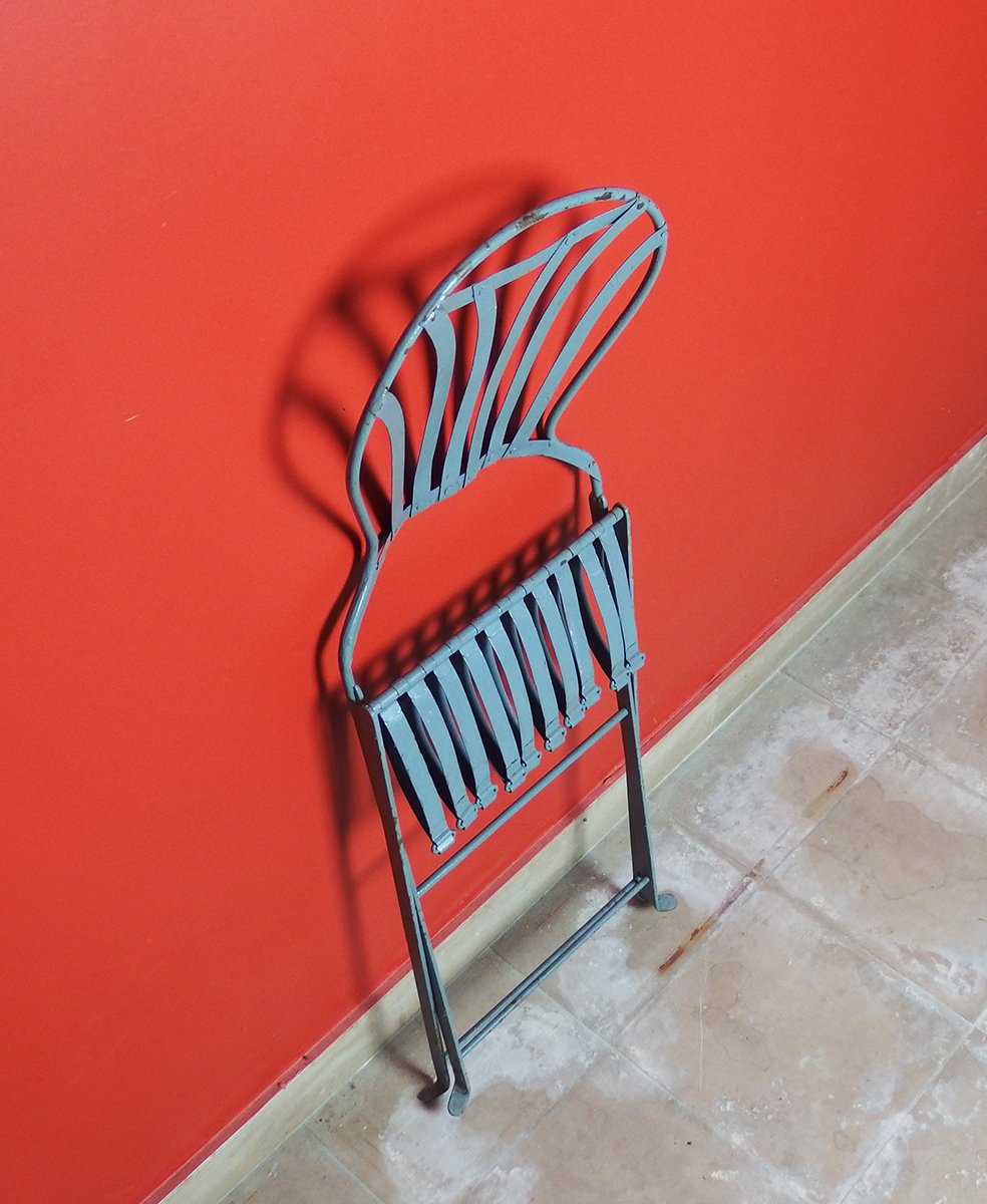 Quatre chaises de jardin pliantes-photo-6