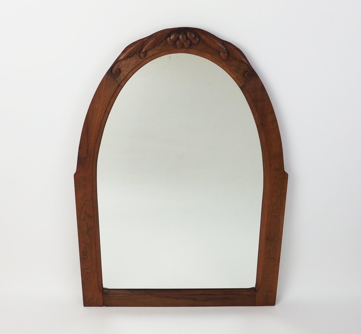 Art Deco Mirror With Walnutframe-photo-2