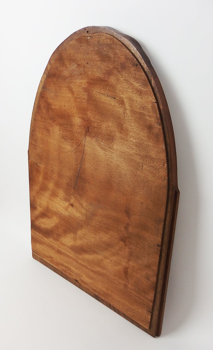 Art Deco Mirror With Walnutframe-photo-4