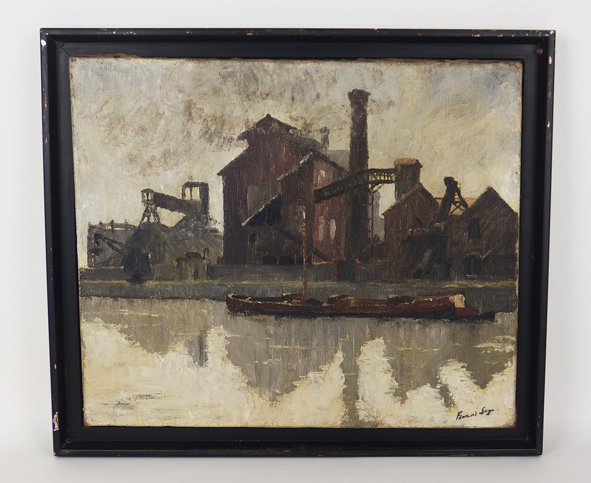 Oil On Canvas, 
