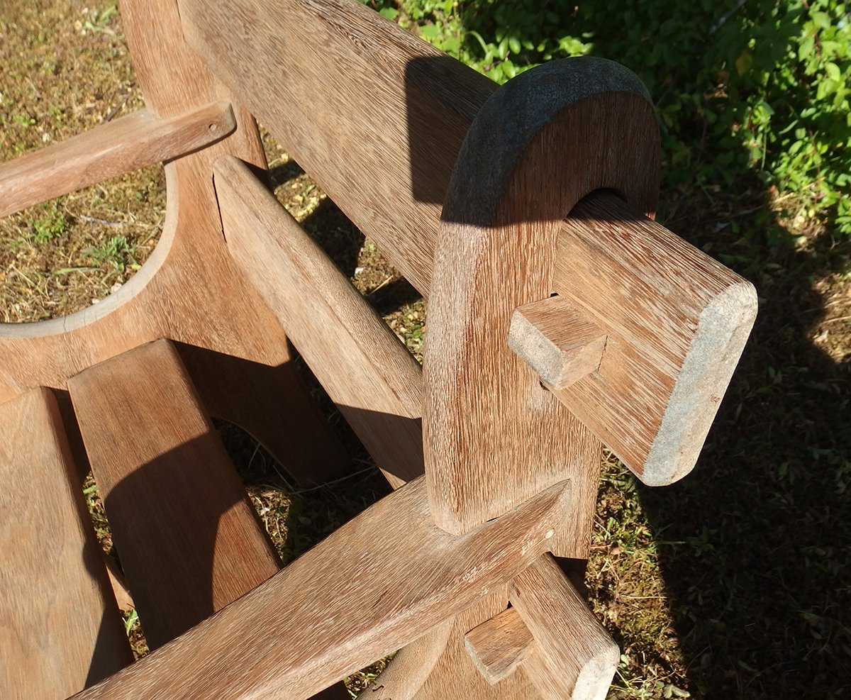 Pair Of Collapsible Garden Chairs -photo-3
