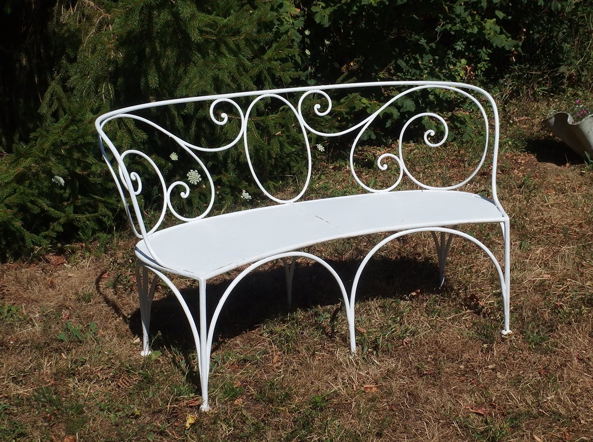 Wrought-iron Garden Bench-photo-2