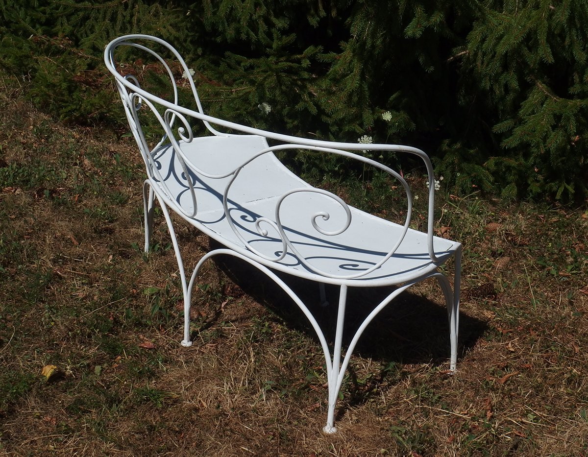 Wrought-iron Garden Bench-photo-4