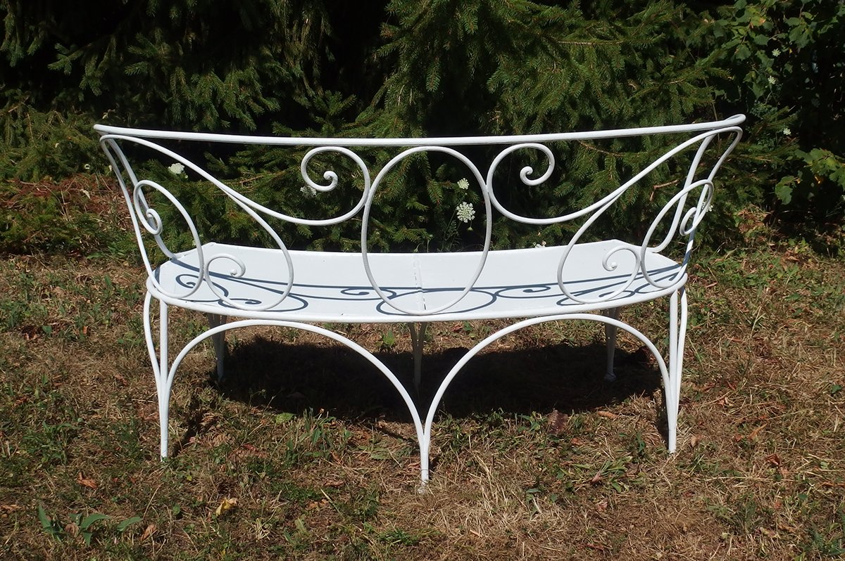 Wrought-iron Garden Bench-photo-1