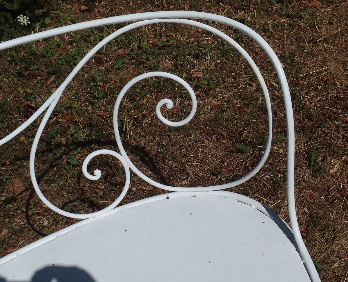 Wrought-iron Garden Bench-photo-4