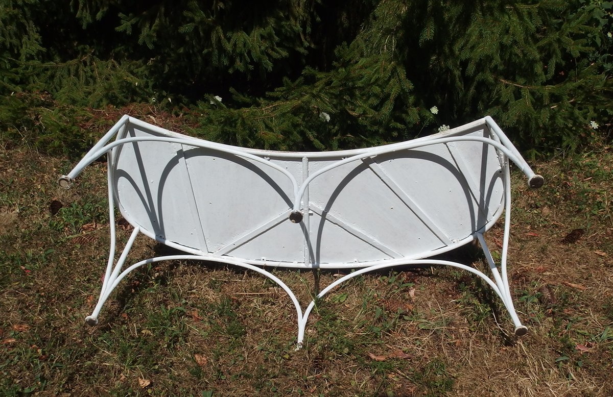 Wrought-iron Garden Bench-photo-6