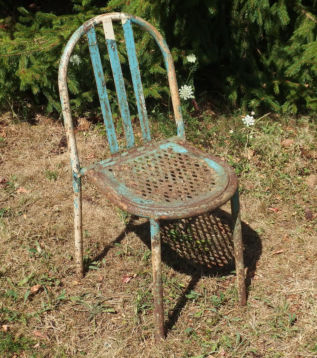 Chaise en fer par Robert Mallet-Stevens-photo-2