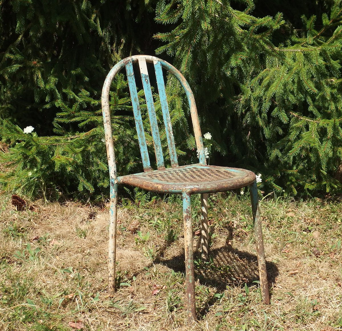 Chaise en fer par Robert Mallet-Stevens