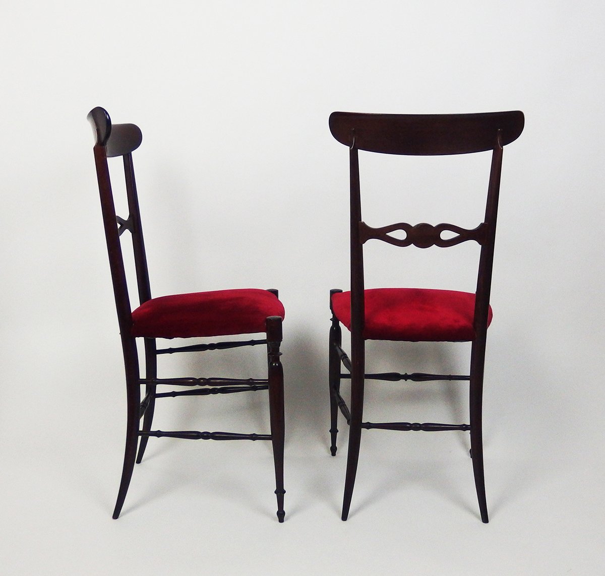 Paire de chaises "Campanino Chiavari"des années 1960-photo-4