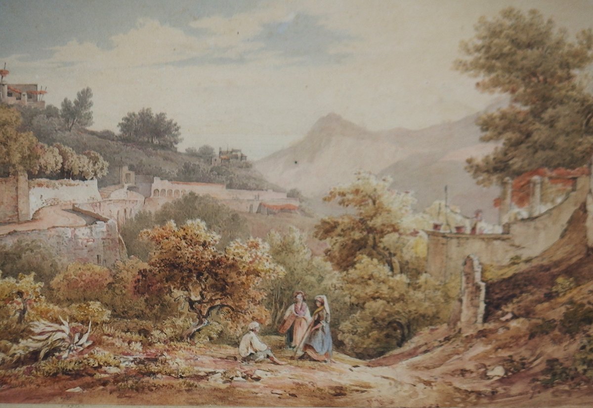 Landscape Of The Island Of Ischia By Friedrich Horner-photo-1
