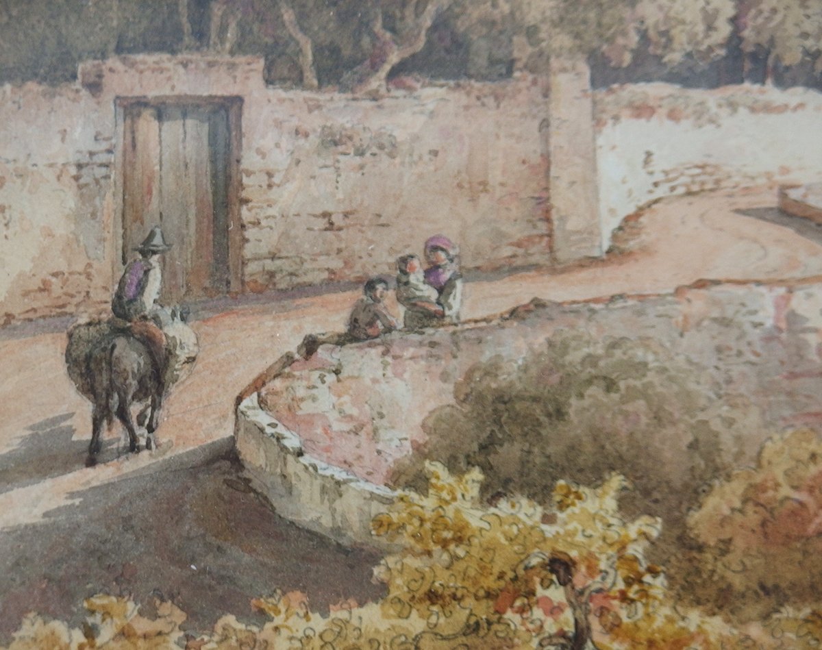 Landscape Of The Island Of Ischia By Friedrich Horner-photo-4