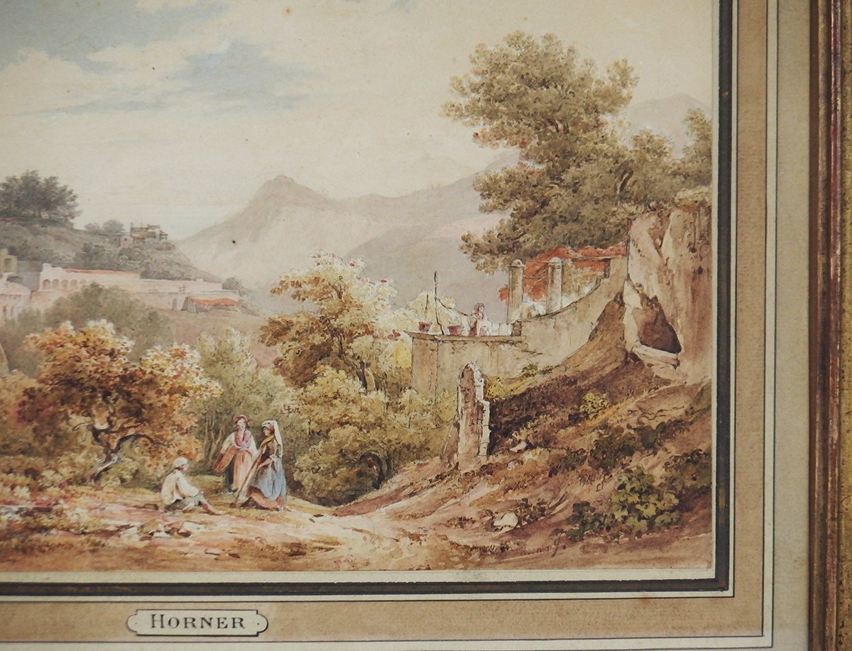 Landscape Of The Island Of Ischia By Friedrich Horner-photo-6