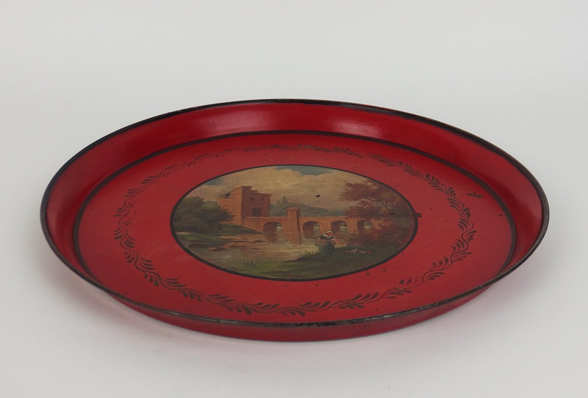 Napoleon III-style Sheet Metal Tray-photo-2
