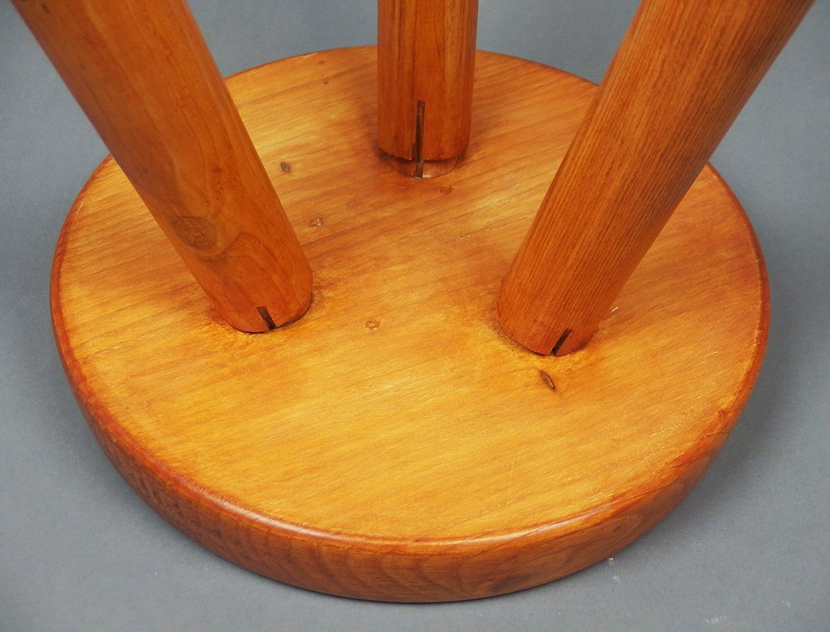 "les Arcs" Stool By Charlotte Perriand-photo-6