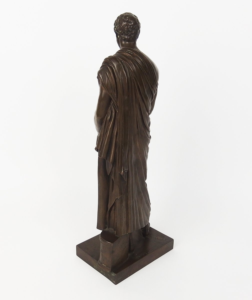 "Démosthène "sculpture en bronze par Barbedienne-photo-4