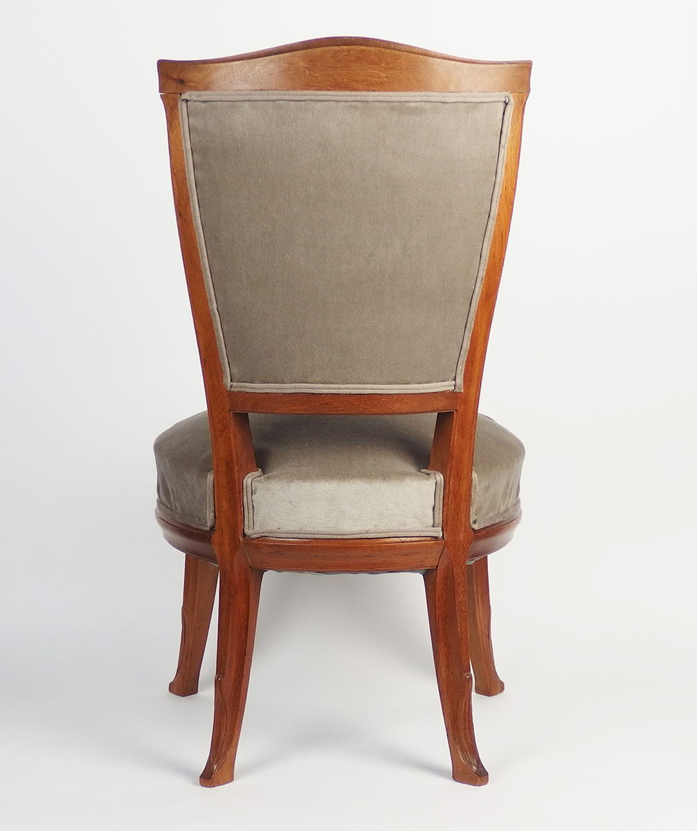 Chaise Art Nouveau Attribuée à Tony Selmersheim-photo-3