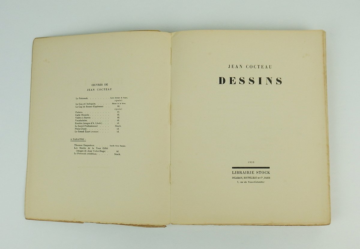 Dessins A Book By Jean Cocteau-photo-3