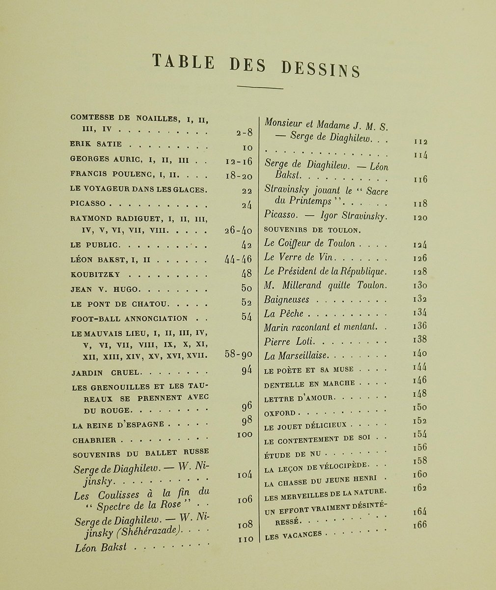 Dessins A Book By Jean Cocteau-photo-6
