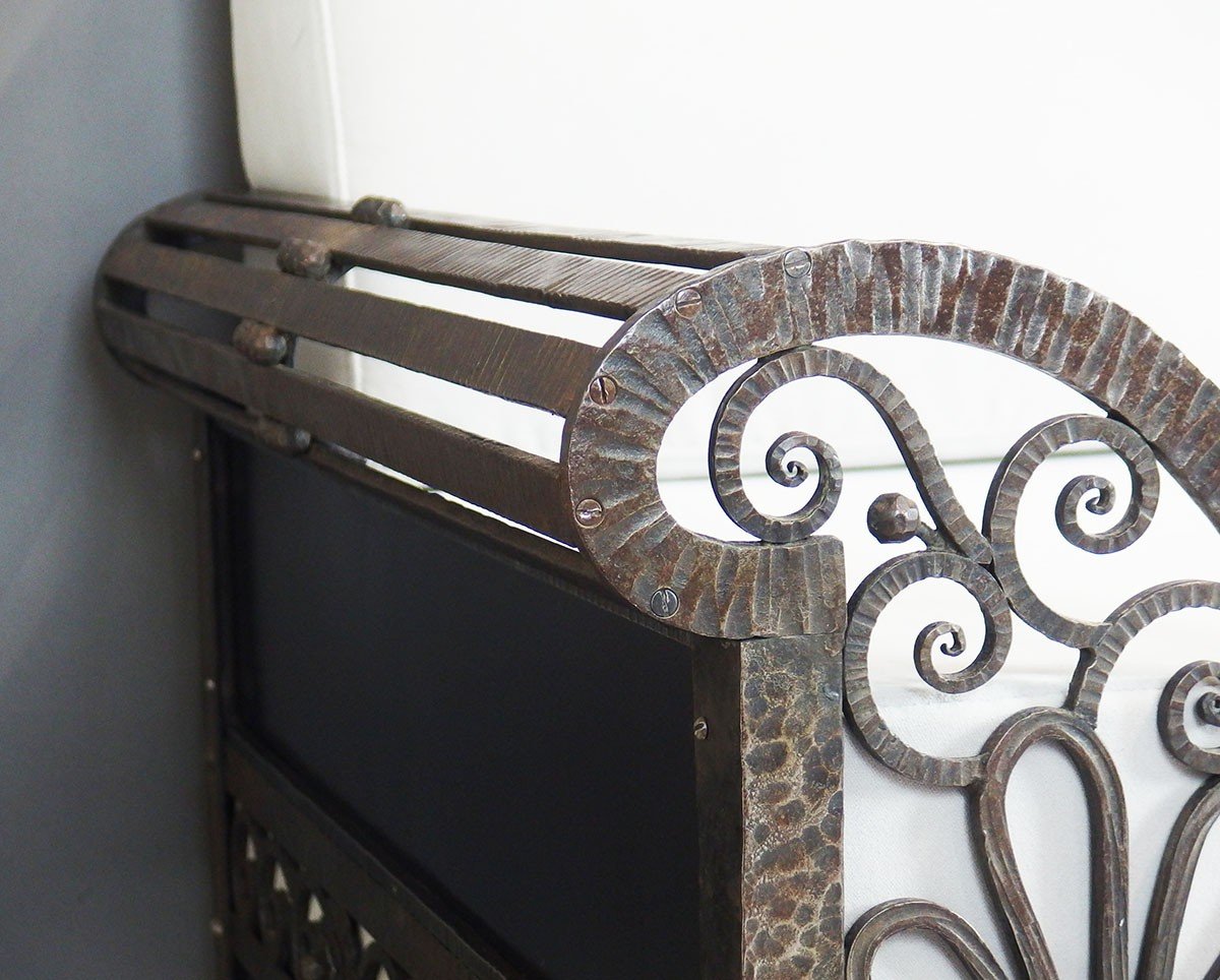 Wrought Iron Art Deco Sofa-photo-6