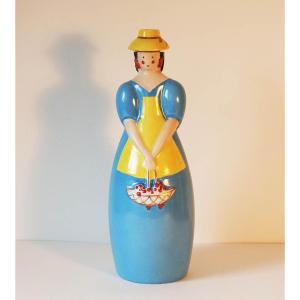 Bouteille en  porcelaine par Robj