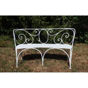 Wrought-iron Garden Bench
