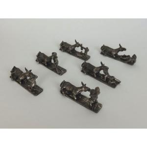 "buridan's Donkey" Six-piece Knife Block Set