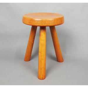 "les Arcs" Stool By Charlotte Perriand