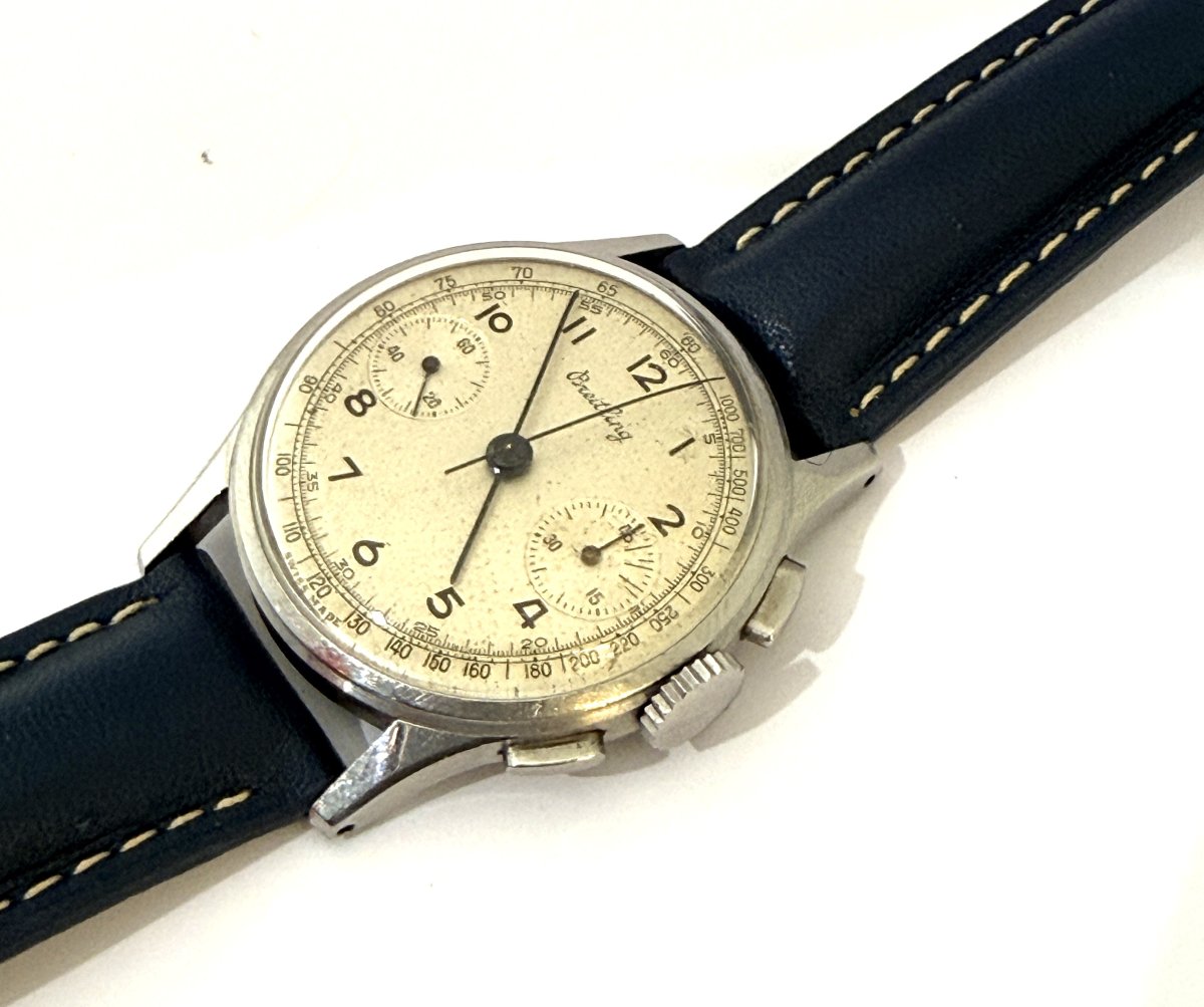 Breitling chronographe vintage venus 175-photo-4