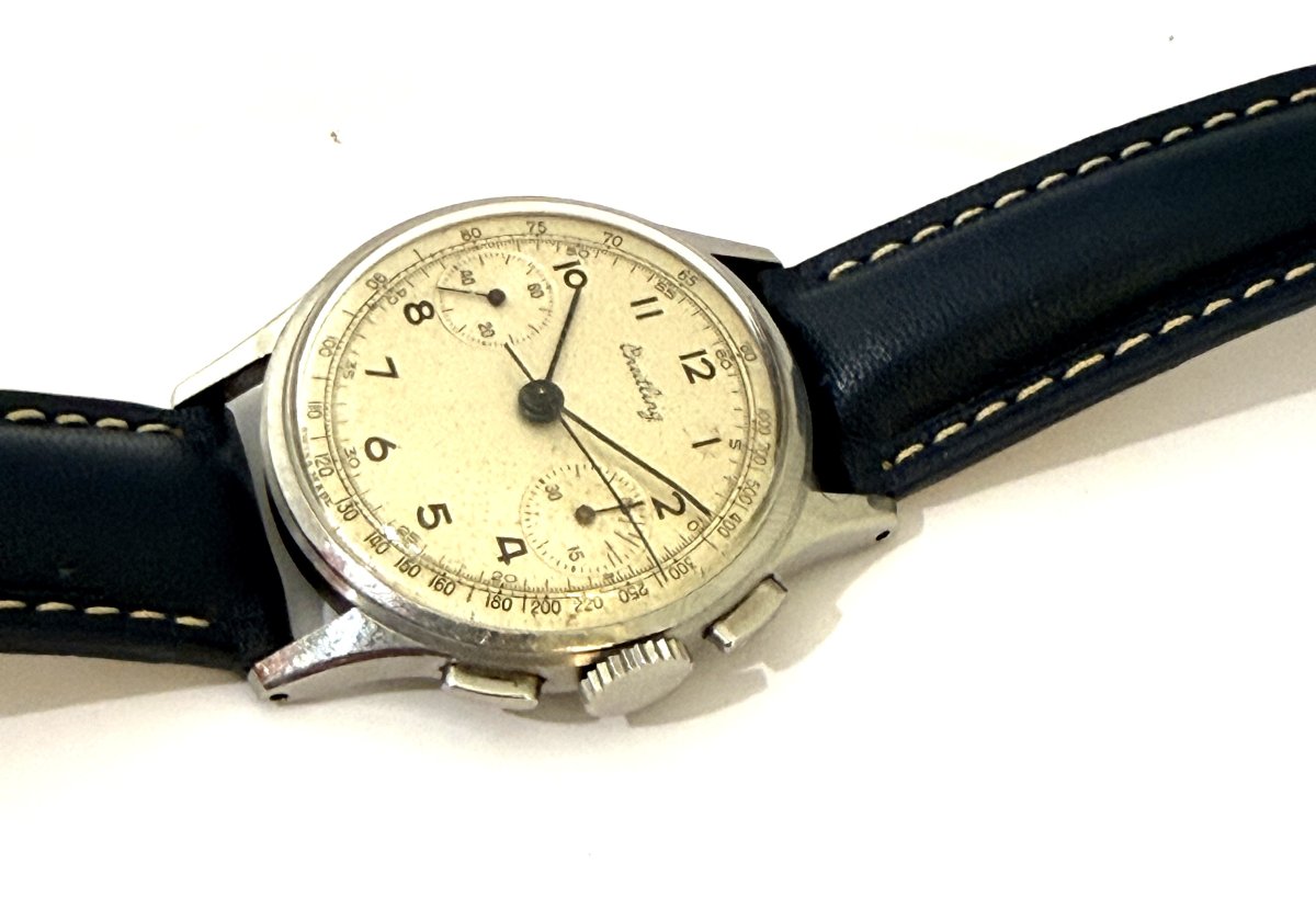 Breitling chronographe vintage venus 175-photo-5