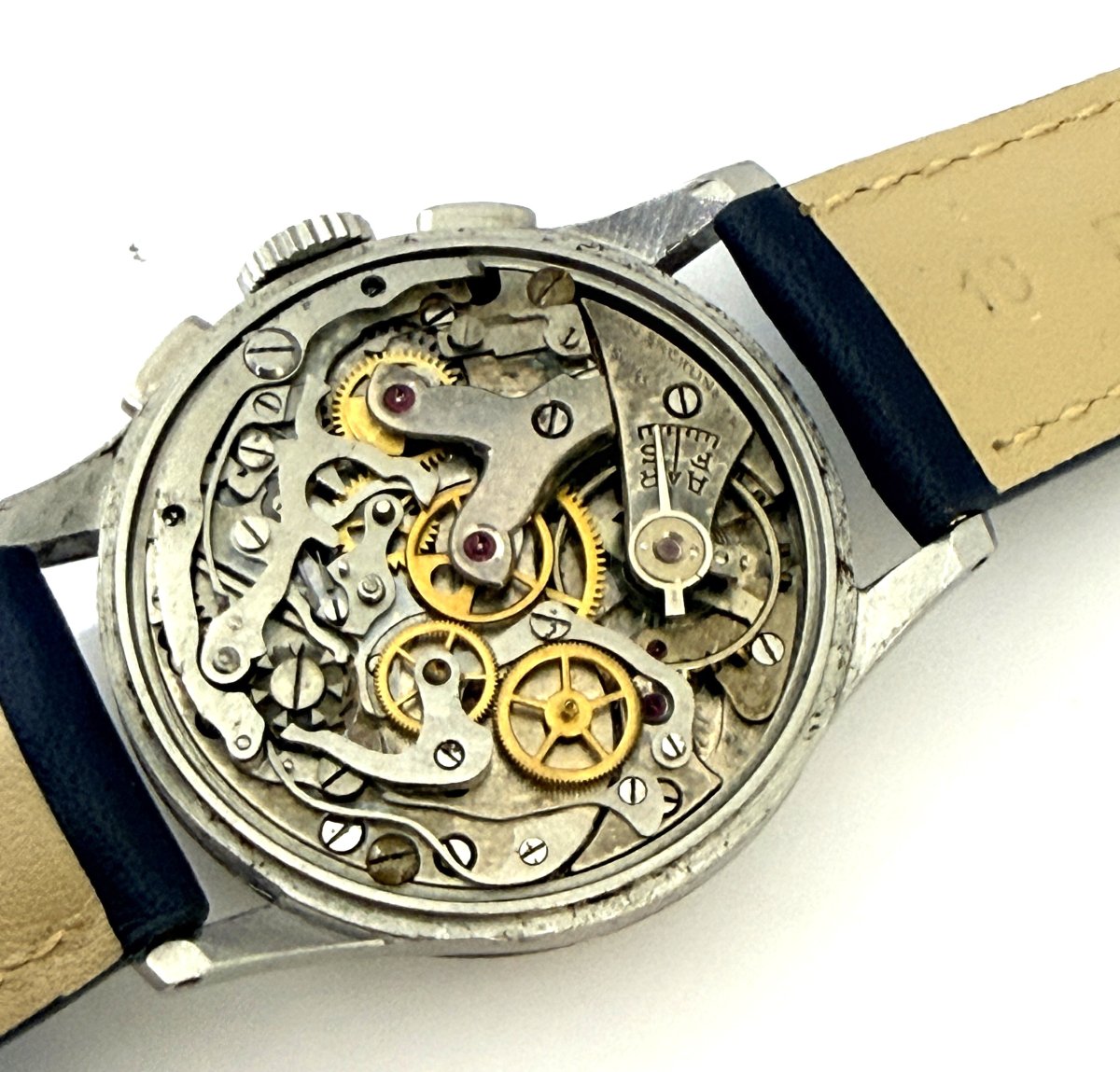 Breitling chronographe vintage venus 175-photo-6