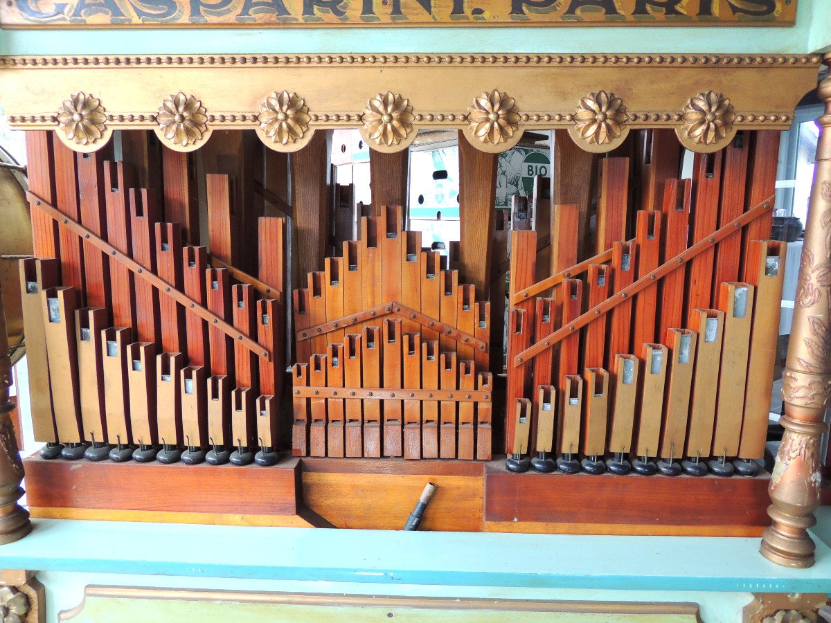 Orgue Orchestre , Orgue De Manège , Alessendro Gasparini , Modèle à 52 Touches De 1890 , 19 ème-photo-4