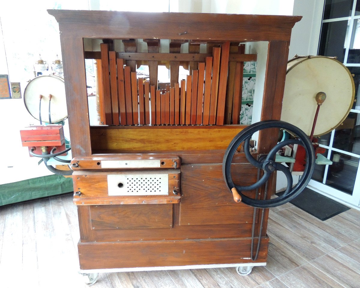 Orgue Orchestre , Orgue De Manège , Alessendro Gasparini , Modèle à 52 Touches De 1890 , 19 ème-photo-3