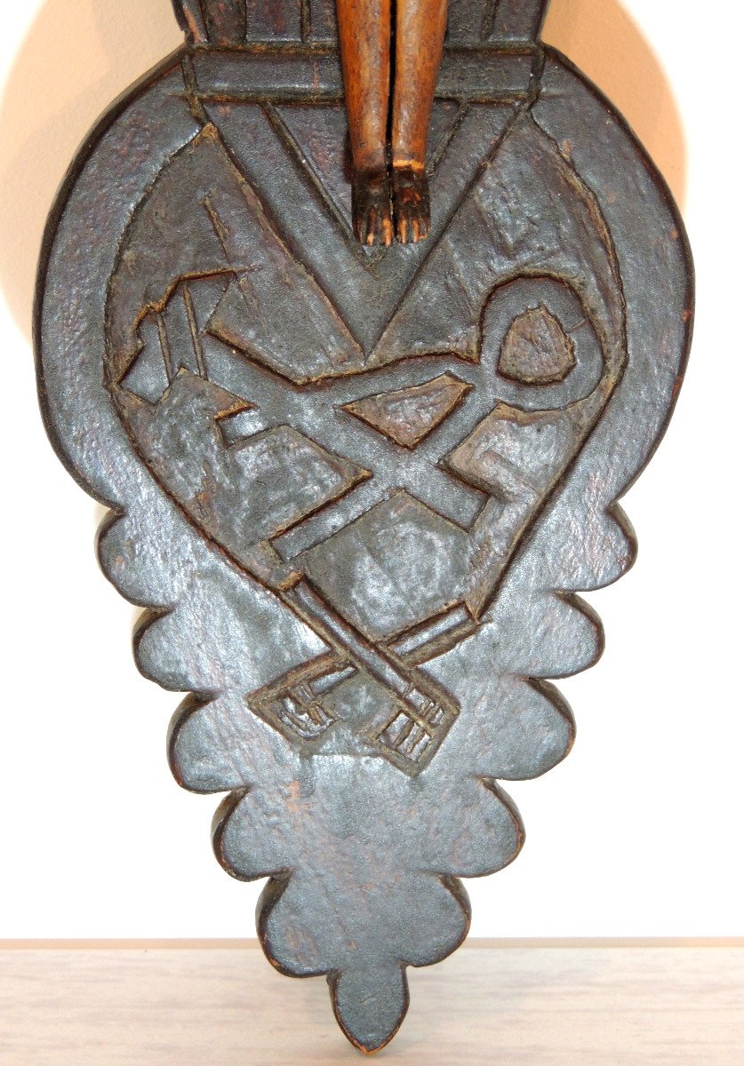 Wooden Christ On The Cross, Religious Art, Popular Art, 19th -photo-4