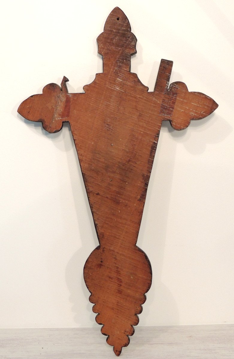 Wooden Christ On The Cross, Religious Art, Popular Art, 19th -photo-1